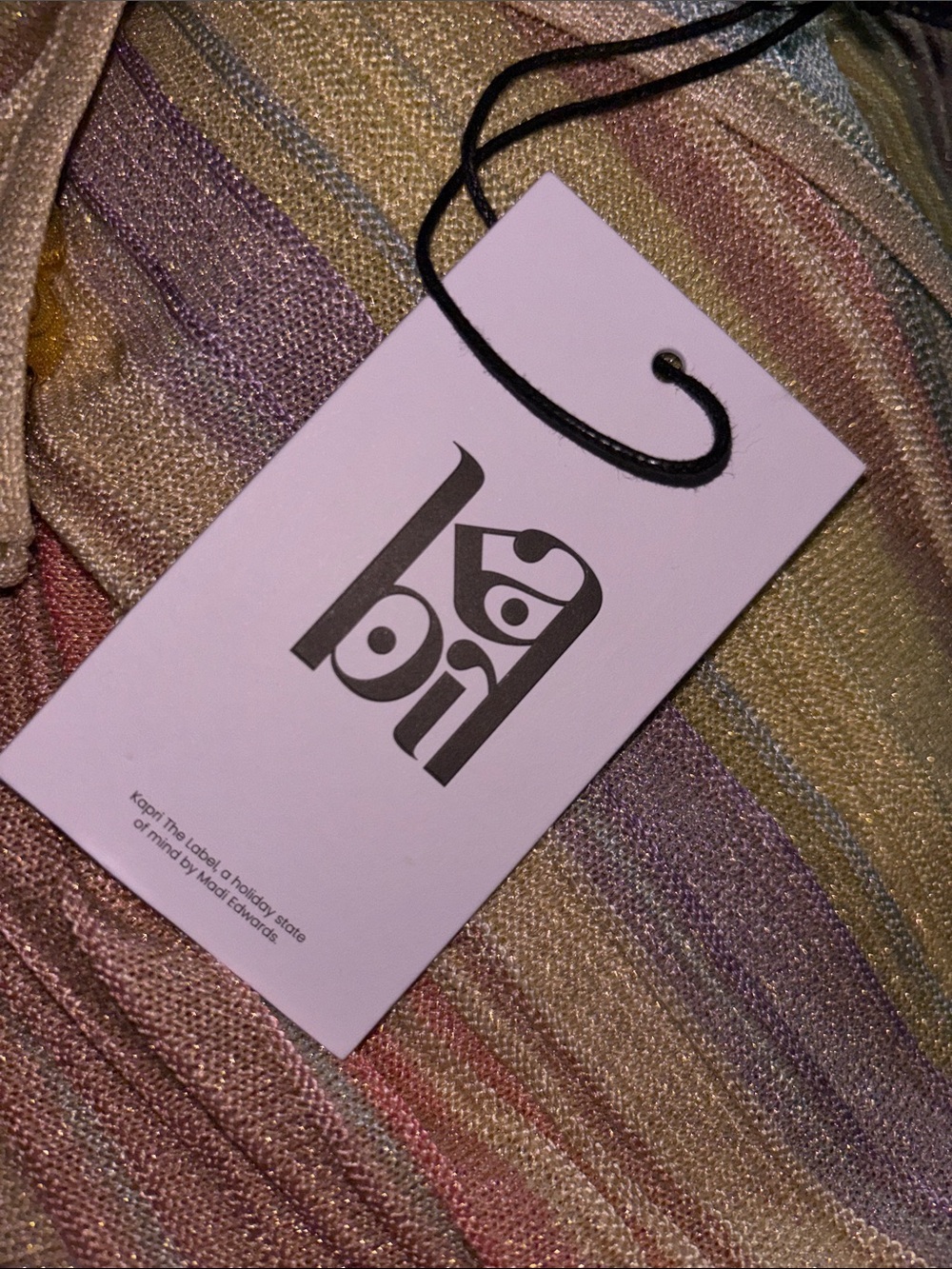 Milan Maxi Dress | Pastel Stripe - Picture 2 of 7